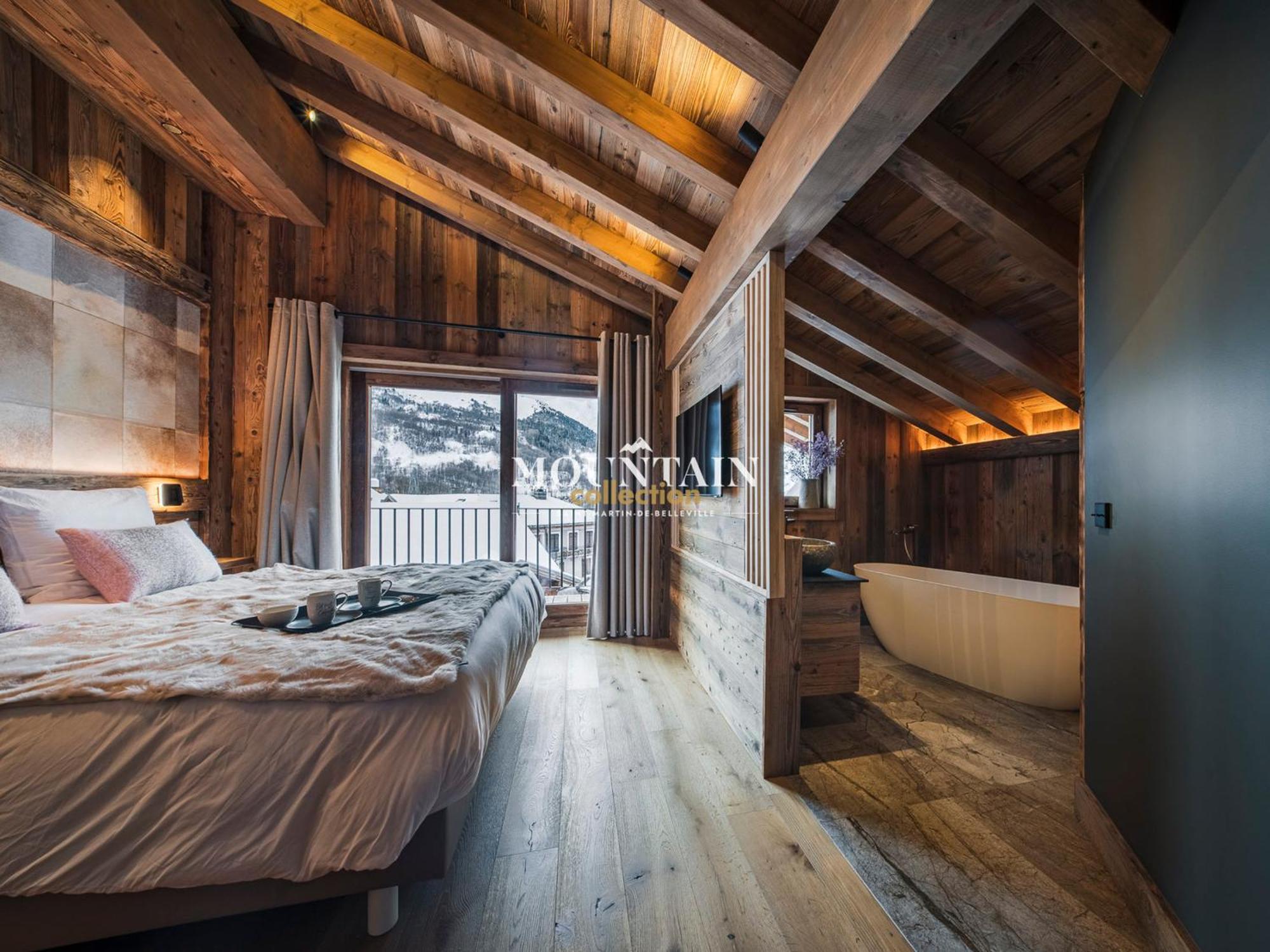 Chalet De Luxe Renove 2024 Proche Pistes, 5 Chambres, Balcon, Parking, Animaux Admis - Fr-1-344-1220 Сен-Мартен-де-Бельвіль Екстер'єр фото